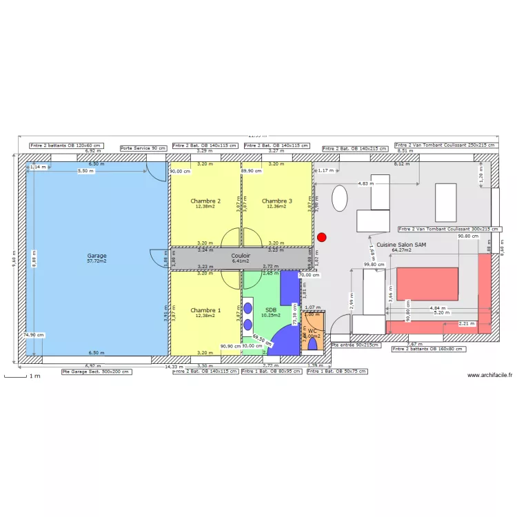 Courbet Simon - Uxegney Meublé. Plan de Courbet Simon - Uxegney Meublé. Plan de