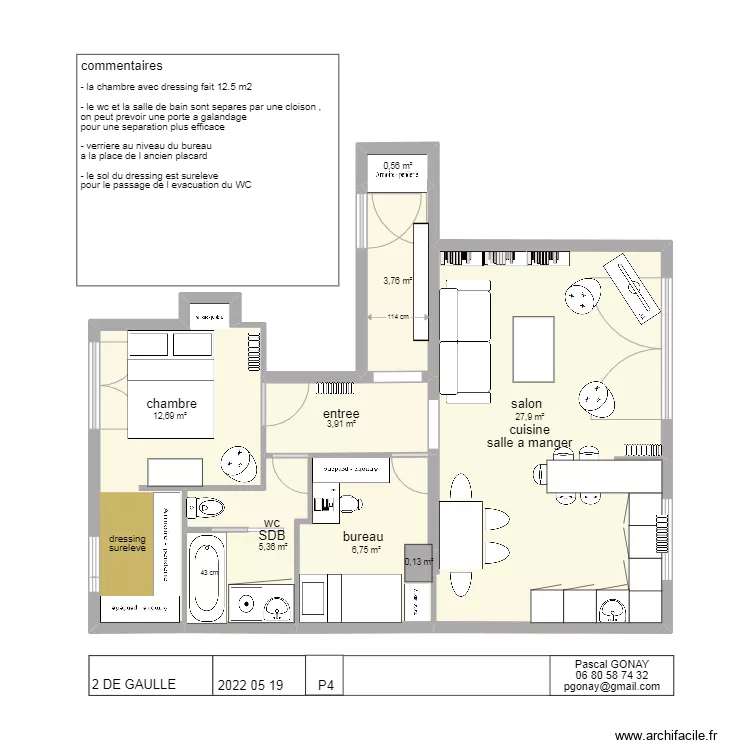 projet 3 de gaulle 2022 05 19 0754. Plan de 