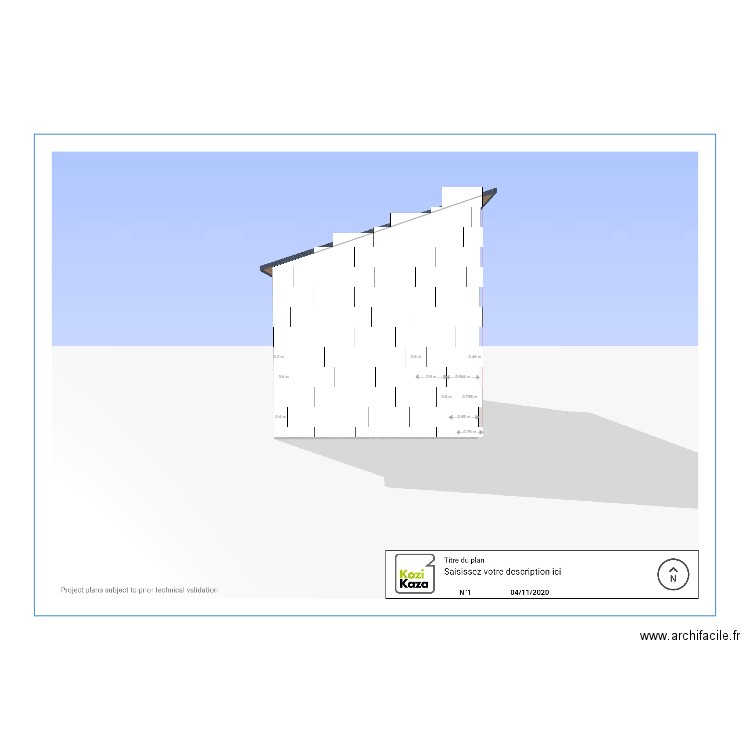 illico travaux CALEPINAGE FACE COTE. Plan de 0 pièce et 0 m2
