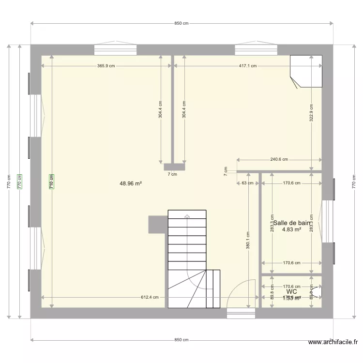 Maison. Plan de Maison. Plan de