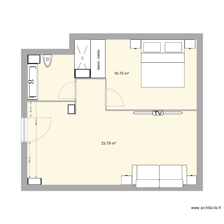 duque dem sexto. Plan de 0 pièce et 0 m2