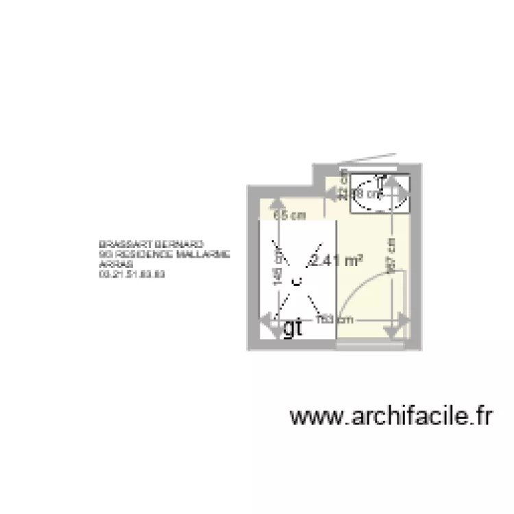 BRASSART BERNARD . Plan de 