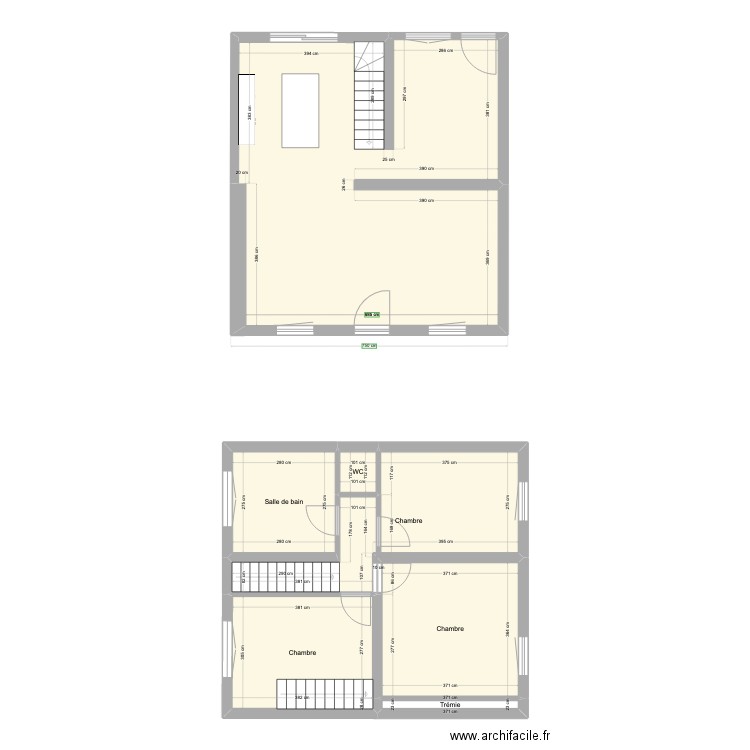 maison Rhode. Plan de 0 pièce et 0 m2