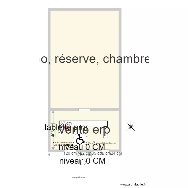 THIBAUD pietonne. Plan de 0 pièce et 0 m2