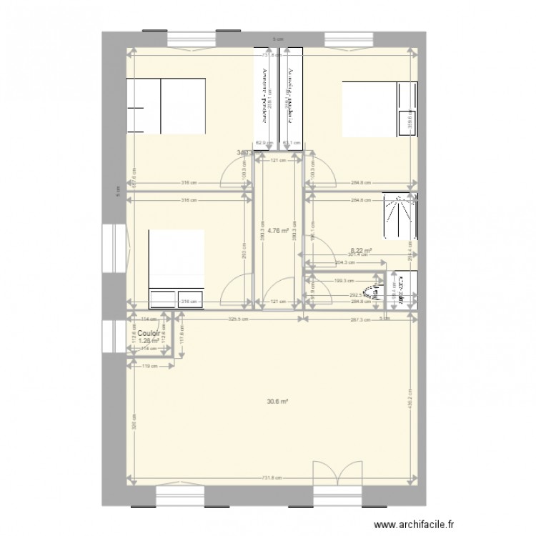 appartement st Roch. Plan de 0 pièce et 0 m2