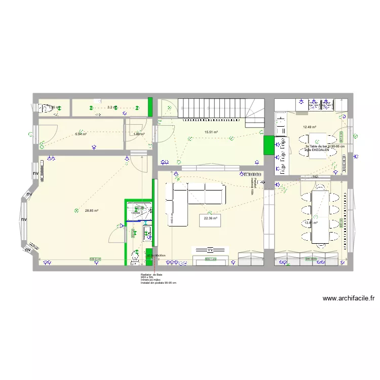 Broqueville. Plan de 