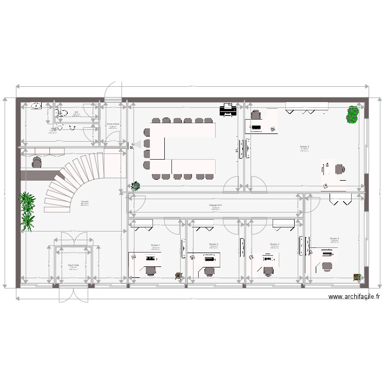 rucon rez de chaussée. Plan de 0 pièce et 0 m2