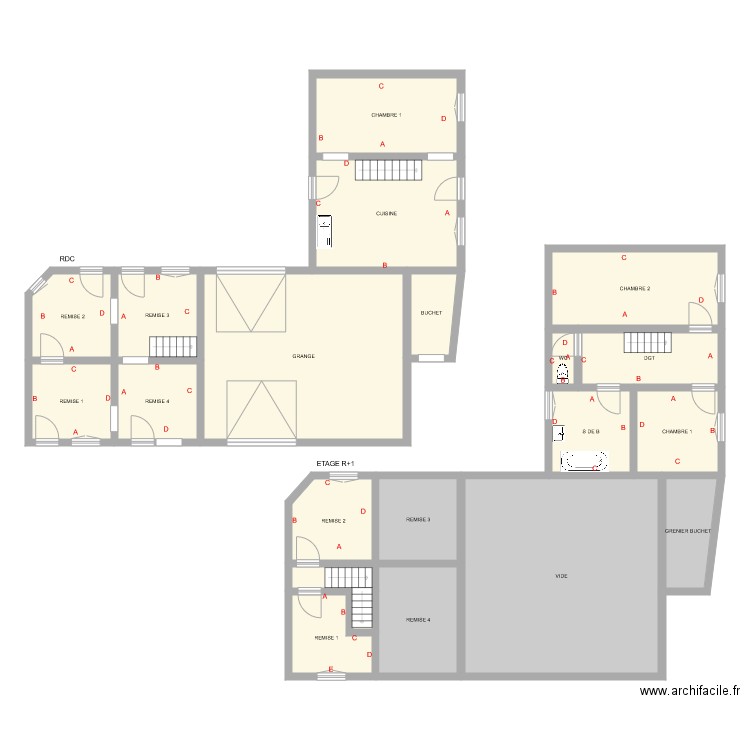 DEPAEPE. Plan de 21 pièces et 228 m2