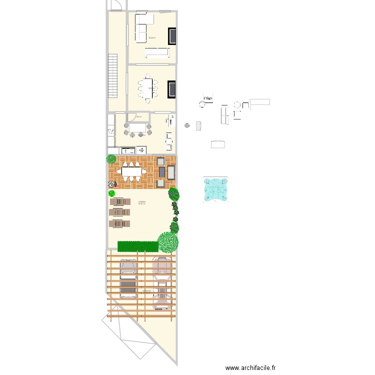 hbt. Plan de 0 pièce et 0 m2