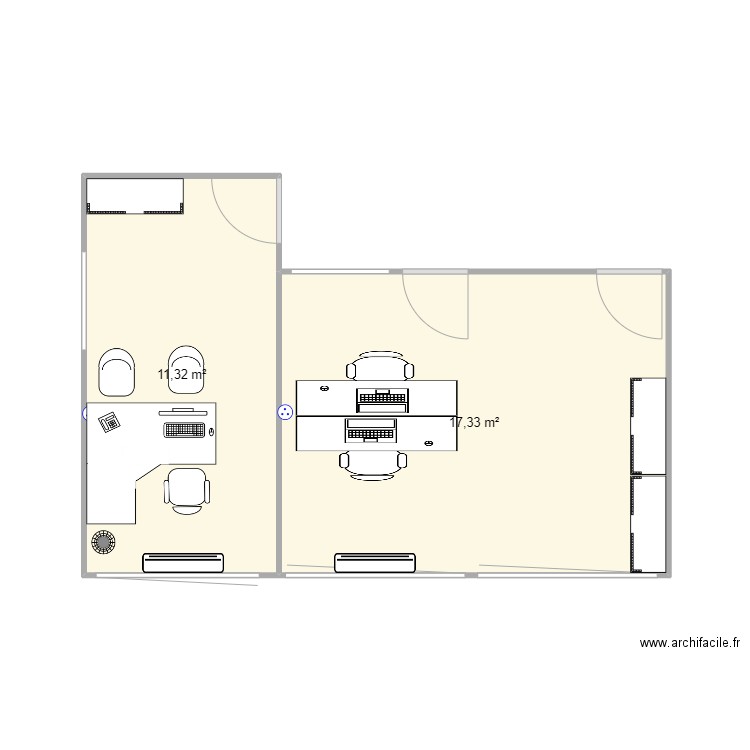 Plan bureau. Plan de 0 pièce et 0 m2
