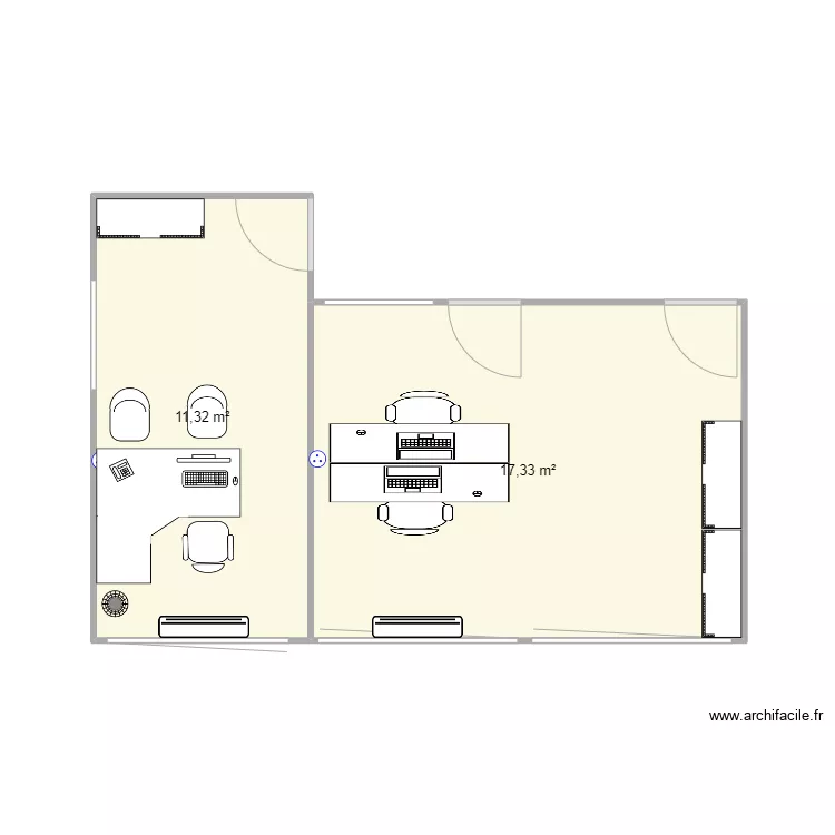 Plan bureau. Plan de 