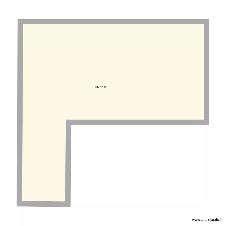 Extension maison araujo. Plan de 1  et 56 m²