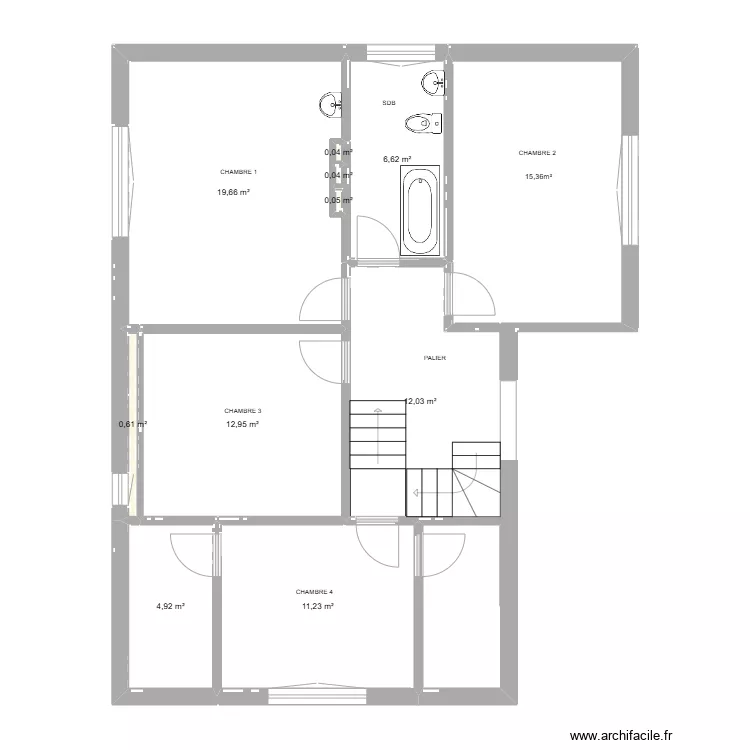 Maison du jardinier. Plan de Maison du jardinier. Plan de