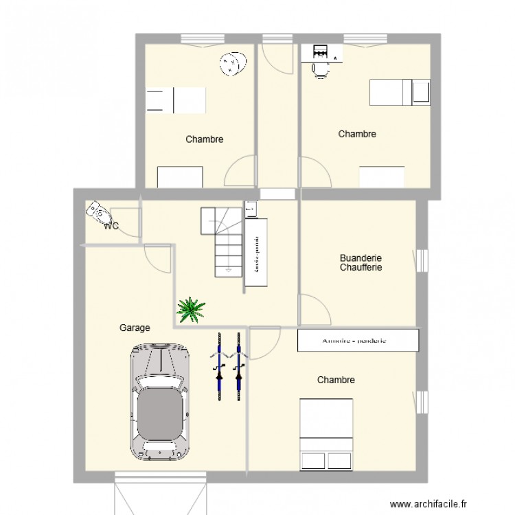 GONTIER RDC. Plan de 0 pièce et 0 m2