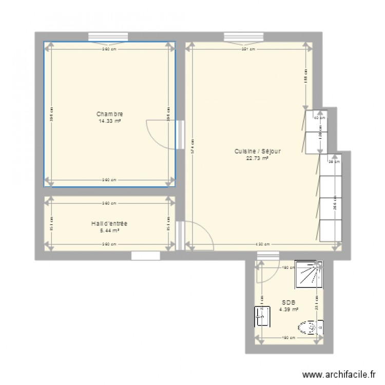 apt 4 Véronique. Plan de 0 pièce et 0 m2