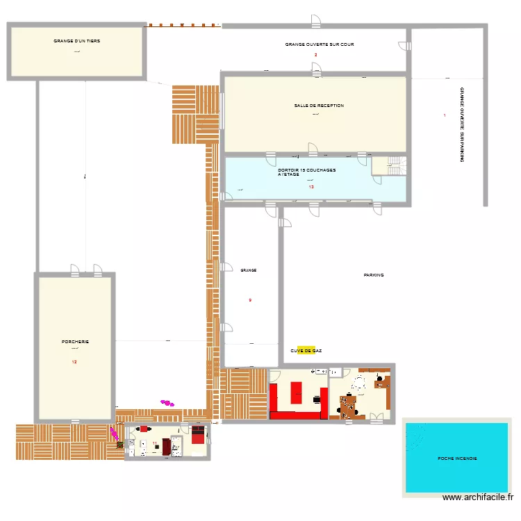 BUREAU et ATELIER 2. Plan de 