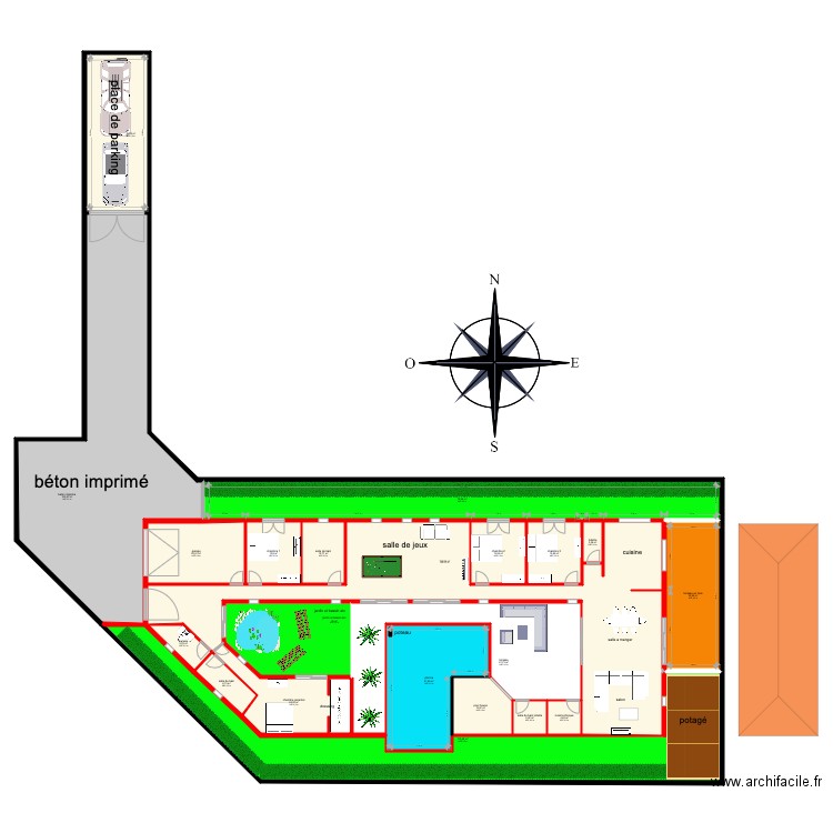 narbonne 3. Plan de 0 pièce et 0 m2