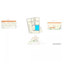 WELLNESS Ana&iuml;s avec extension enduit  croisillons baies