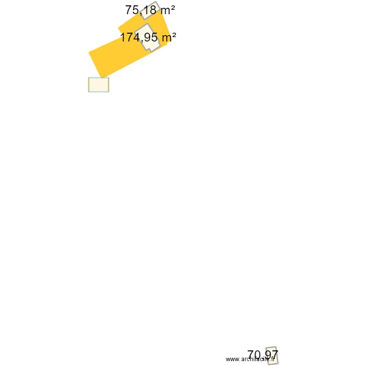 SNDP2. Plan de 4 pièces et 441 m2