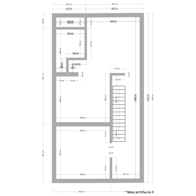 Ecluse 2/4 REZ. Plan de 