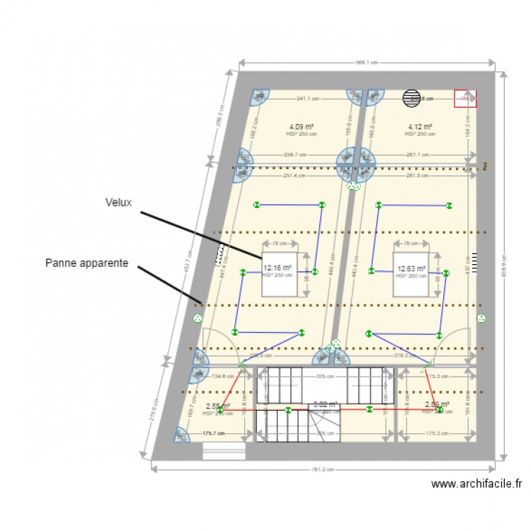 Appart 2 Etage 2. Plan de 0 pièce et 0 m2