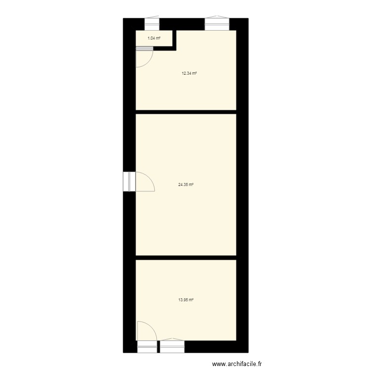 appart 2 projet2. Plan de 0 pièce et 0 m2