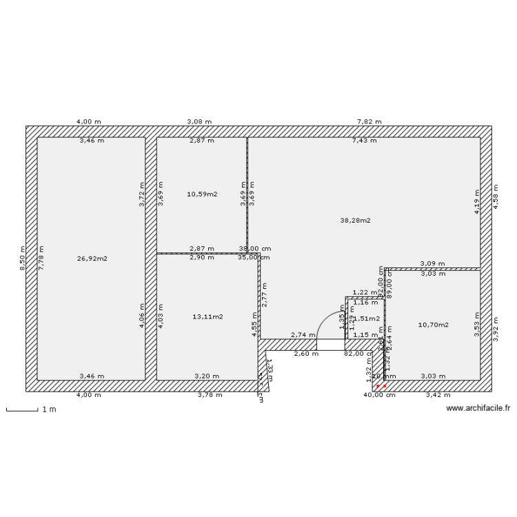 Plan. Plan de 0 pièce et 0 m2