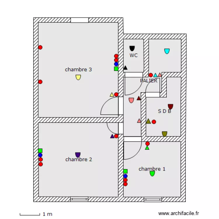 ETAGE ELECTRICITE. Plan de 