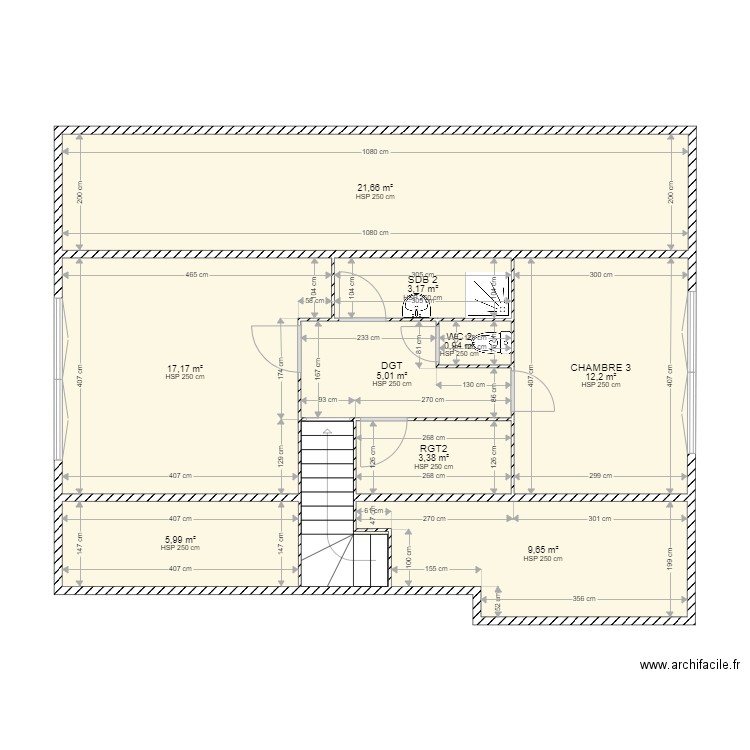 GUINCHARDETAGE. Plan de 0 pièce et 0 m2