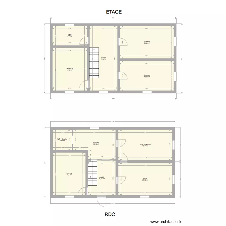 maison SCHNEIDER 2. Plan de 