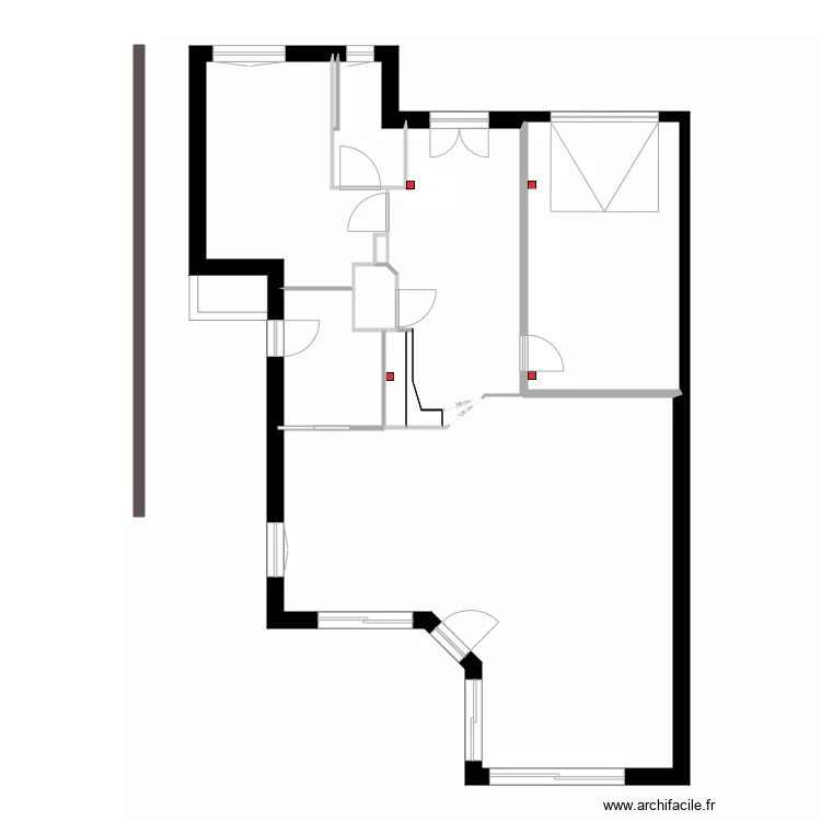 dessin bureau. Plan de 