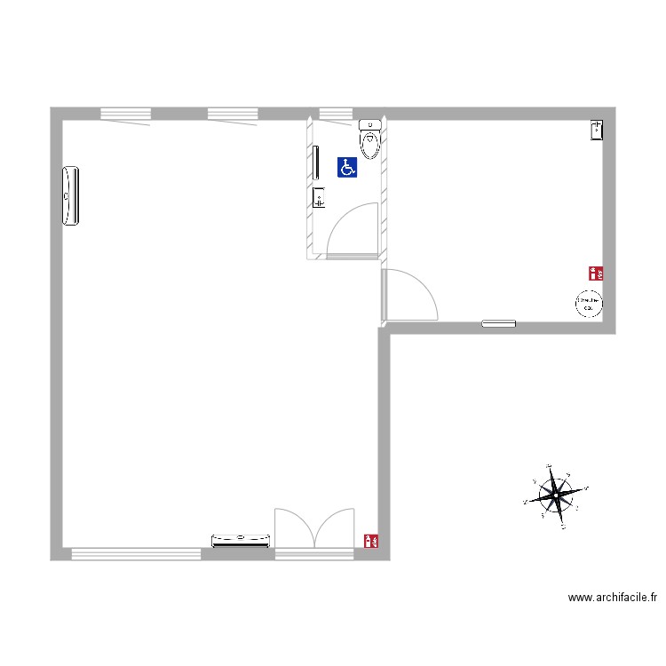 plan local 2. Plan de 0 pièce et 0 m2