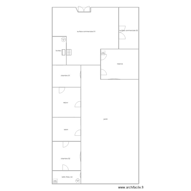 canavaggia am. Plan de 0 pièce et 0 m2