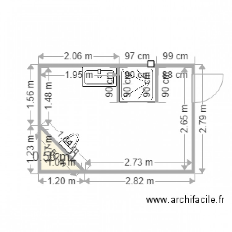 Langloismenage combleV3. Plan de 0 pièce et 0 m2