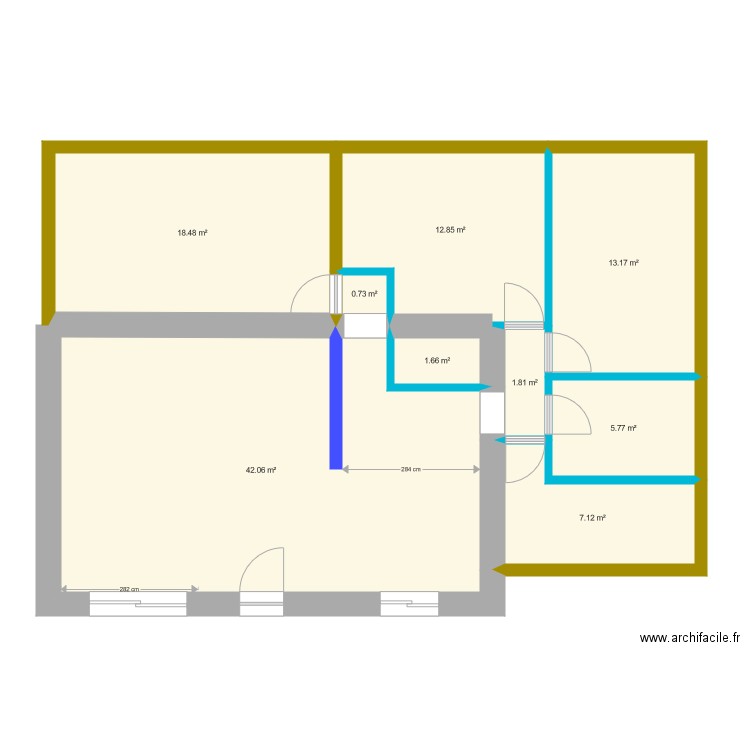 Maison les jaunais extension test v2. Plan de 0 pièce et 0 m2