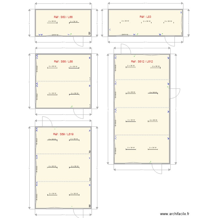 Fiche technique 63. Plan de 0 pièce et 0 m2
