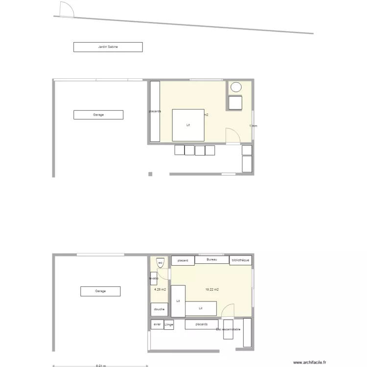 Garage Franck. Plan de Garage Franck. Plan de