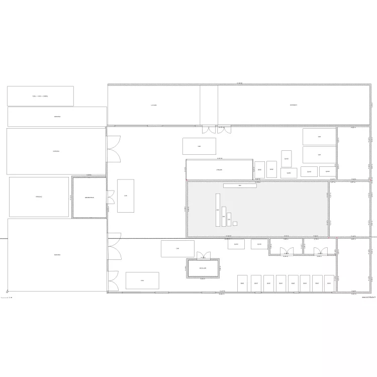 OLI GARAGE. Plan de OLI GARAGE. Plan de