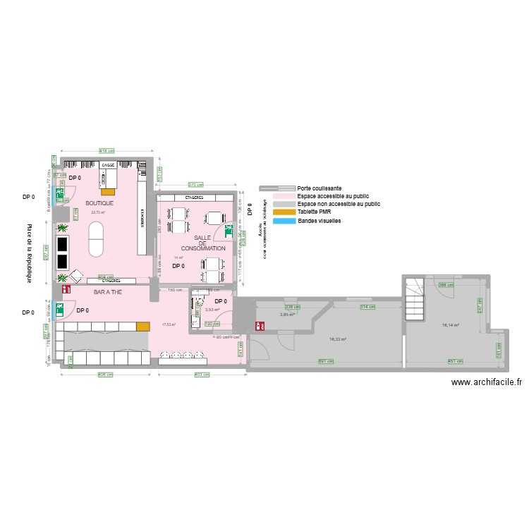 TEAVEN plan après travaux. Plan de 0 pièce et 0 m2