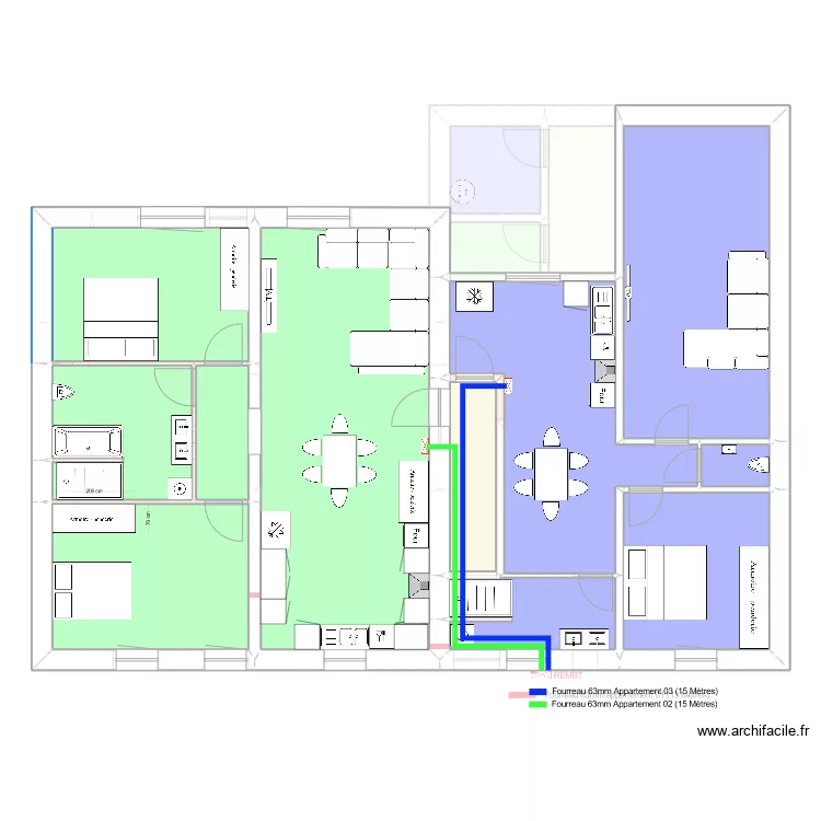 Henriville amenagement 1 enedis. Plan de 