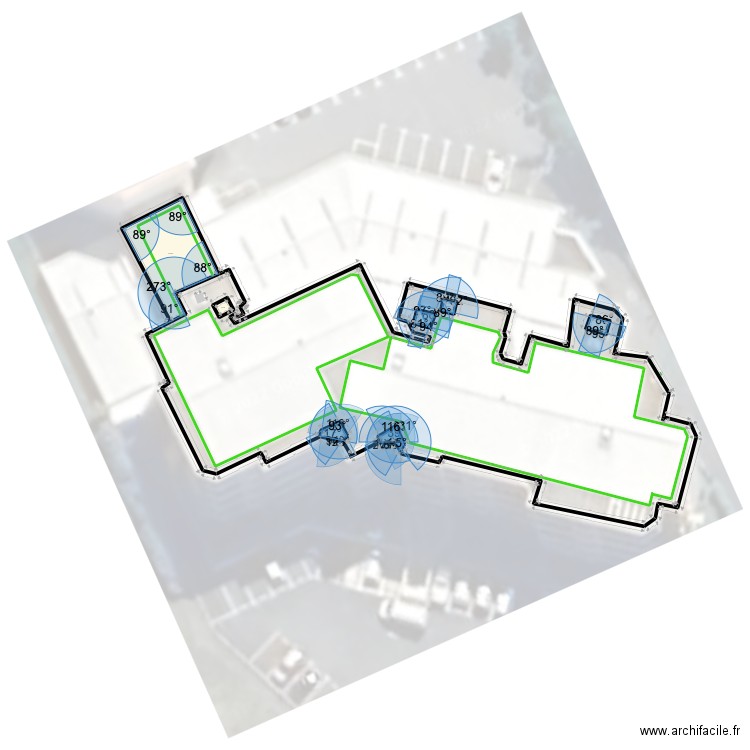 residence de la plage . Plan de 7 pièces et 148 m2