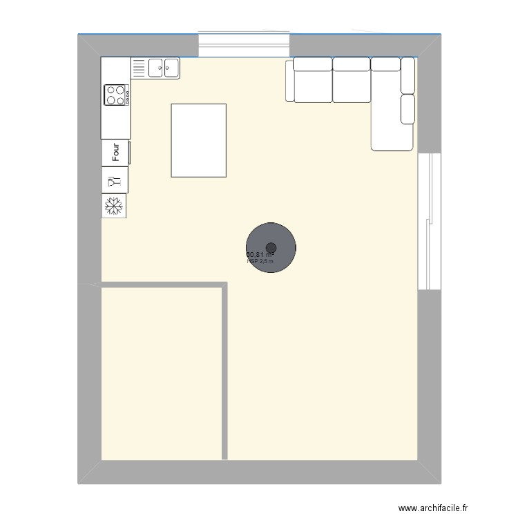 BEN BOURNIER 2. Plan de 5 pièces et 116 m2