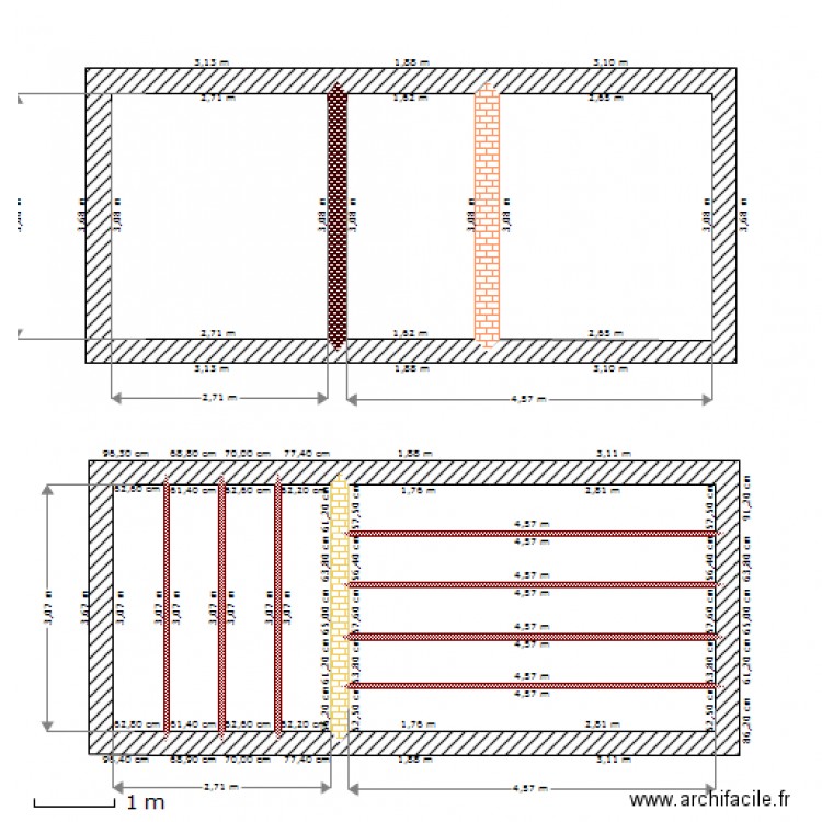 z.Plancher. Plan de 0 pièce et 0 m2