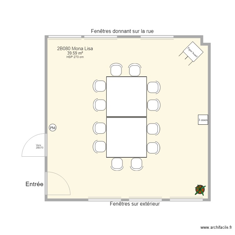 2B080 Mona Lisa FS. Plan de 0 pièce et 0 m2