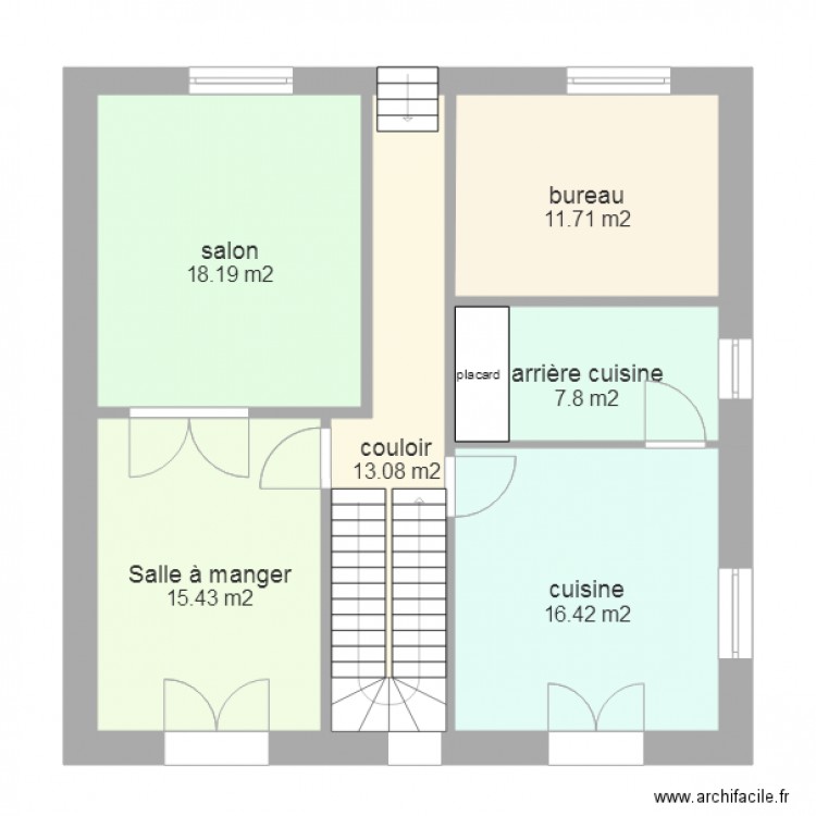 coulmiers 1er etage. Plan de 0 pièce et 0 m2