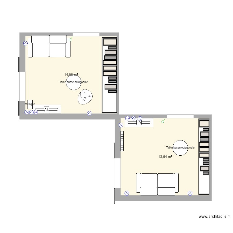 bibliothèque. Plan de 0 pièce et 0 m2