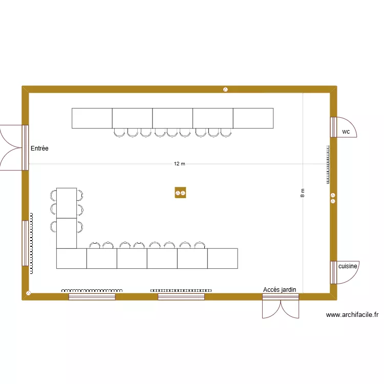 plan de salle pour clients. Plan de 