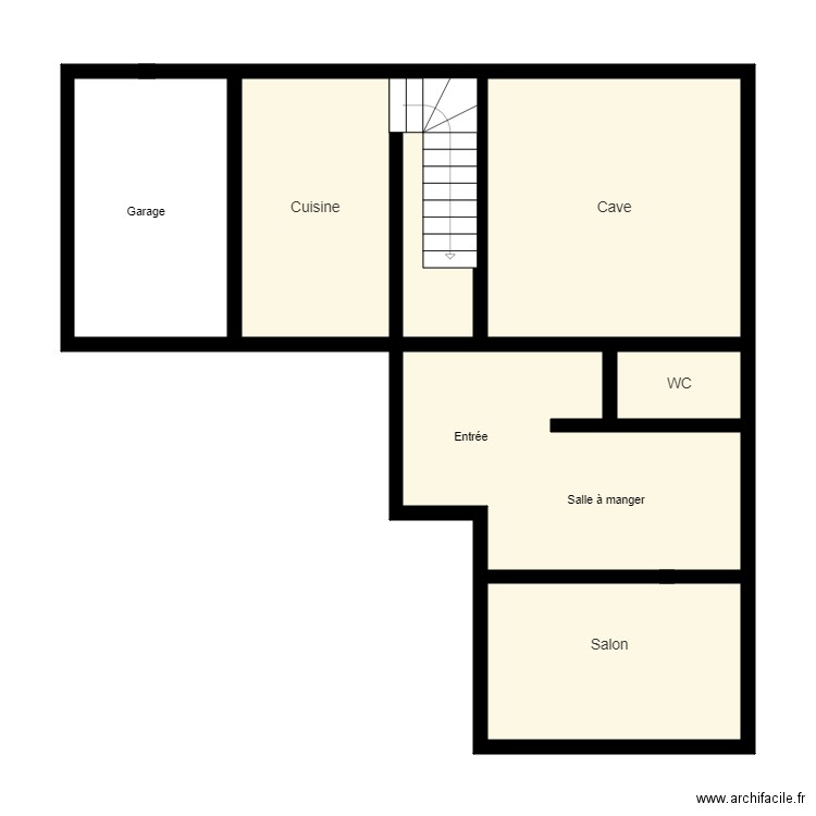 Croquis JACQUET. Plan de 0 pièce et 0 m2