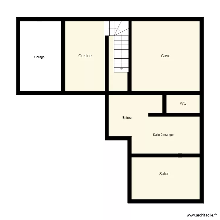 Croquis JACQUET. Plan de 