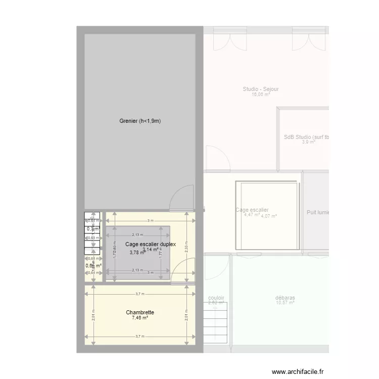 Perpi Mailly. Plan de 